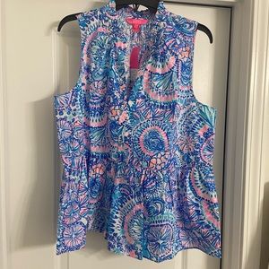 NWT Lilly Pulitzer v neck, sleeveless top